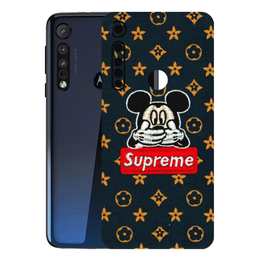 Motorola Phone Skins (All Models) - Mickey Supreme - Matte Finish (M-83) Motorola Moto One Macro