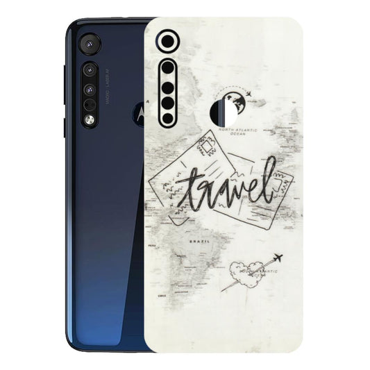 Motorola Phone Skins (All Models) - Travel Ticket - Transparent Finish (T-06) Motorola Moto One Macro