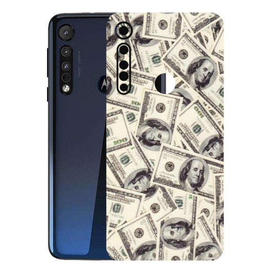 Motorola Phone Skins (All Models) - Dollar Lover - Transparent Finish (T-17) Motorola Moto One Macro