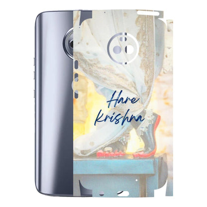 Motorola Phone Skins (All Models) - Hare Krishna - 3D Embossed Finish (L-03) Motorola Moto X4