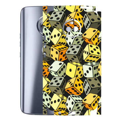 Motorola Phone Skins (All Models) - Dices Of Life - 3D Embossed Finish (L-04) Motorola Moto X4