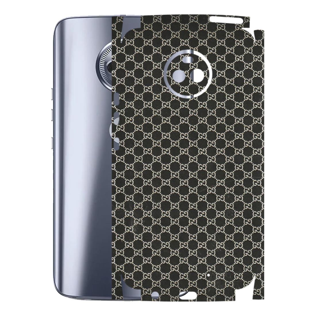 Motorola Phone Skins (All Models) - Black G Print - 3D Embossed Finish (L-109) Motorola Moto X4
