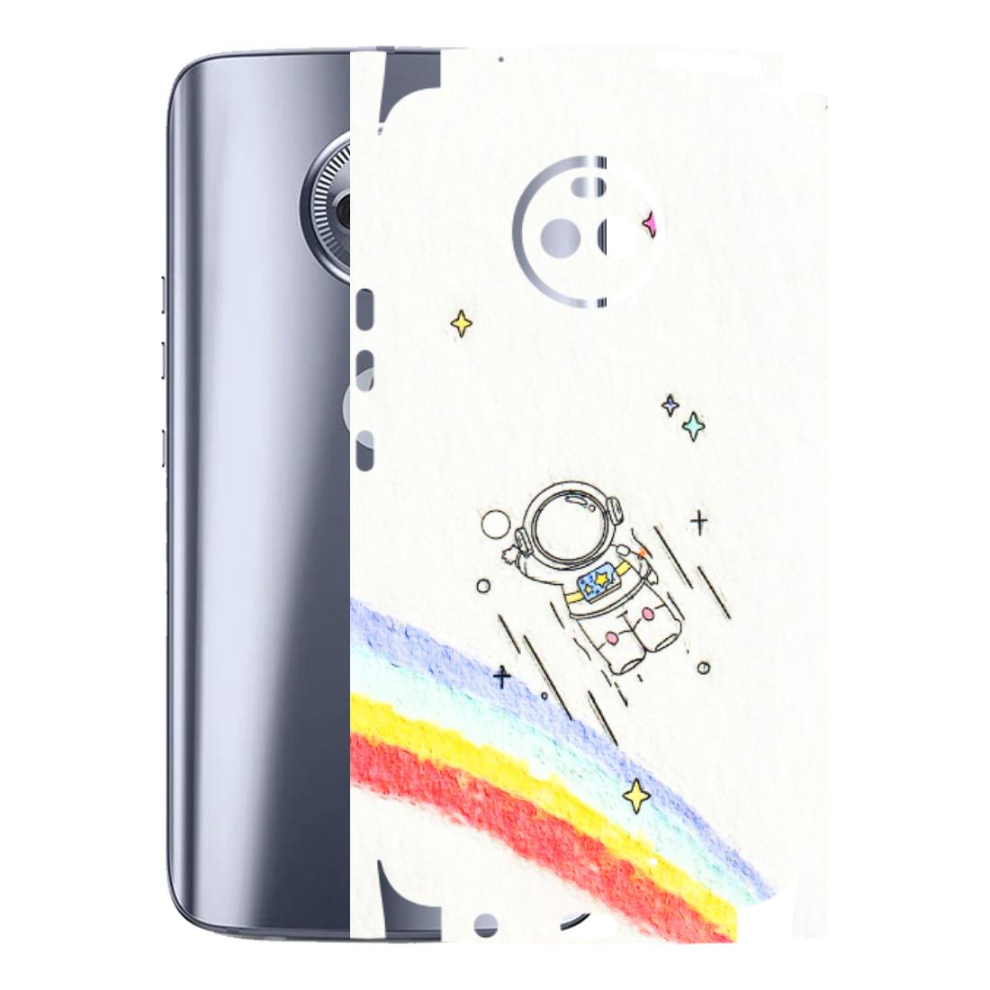 Motorola Phone Skins (All Models) - Milkyway Astronaut - 3D Embossed Finish (L-110) Motorola Moto X4