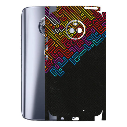 Motorola Phone Skins (All Models) - Dotme Pattern Art - 3D Embossed Finish (L-121) Motorola Moto X4