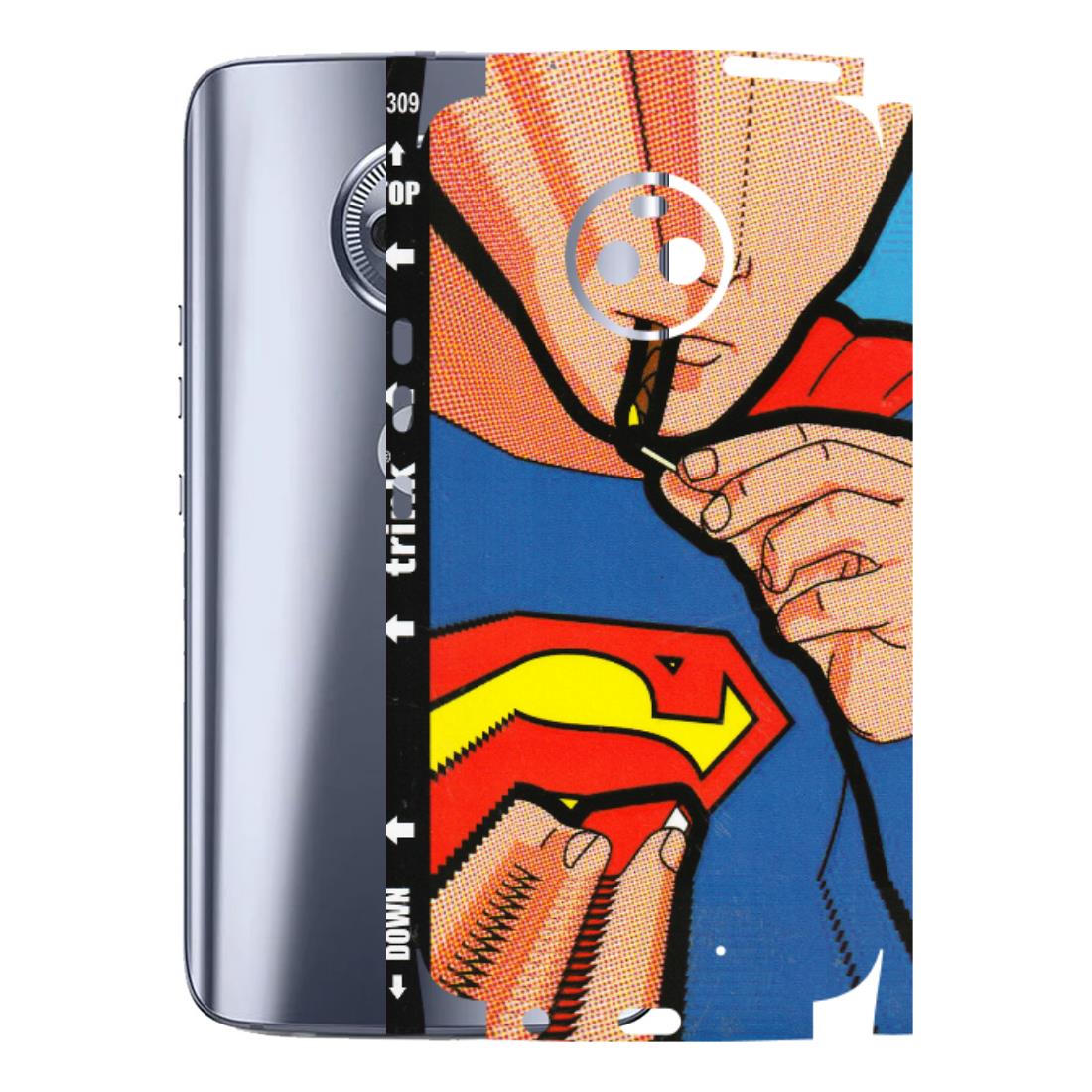 Motorola Phone Skins (All Models) - Superman Sutta - 3D Embossed Finish (L-130) Motorola Moto X4