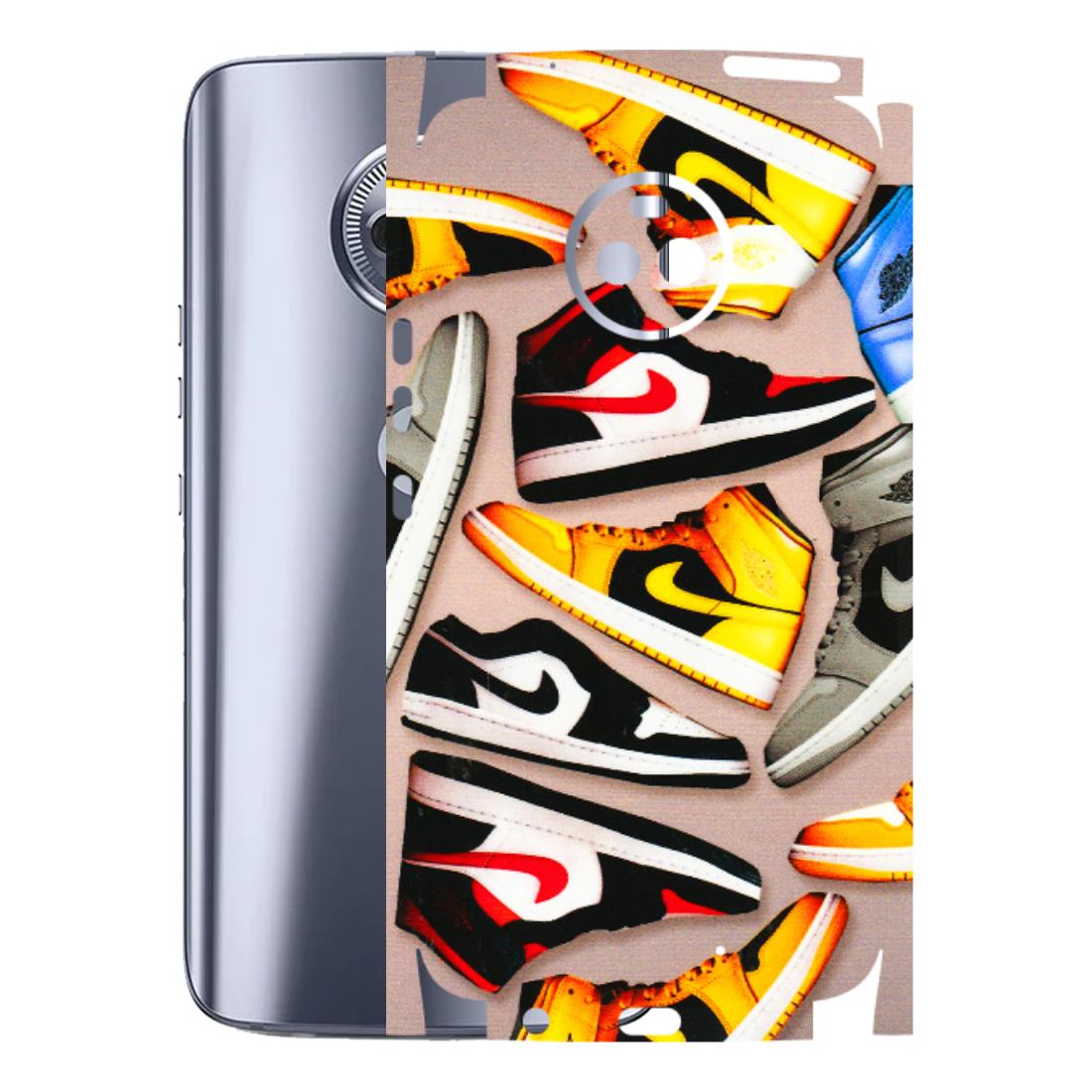 Motorola Phone Skins (All Models) - Sneaker Lover - 3D Embossed Finish (L-135) Motorola Moto X4