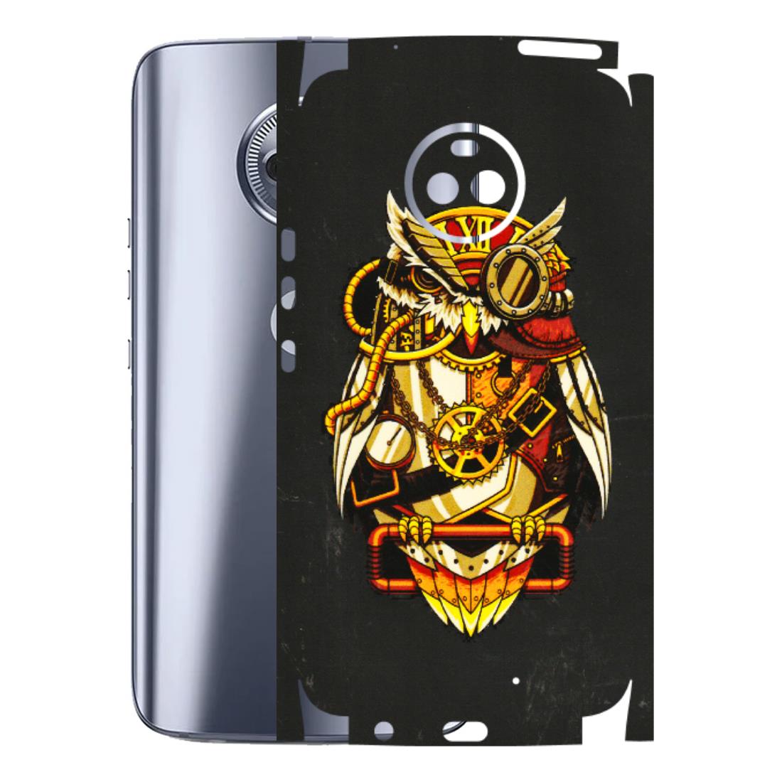 Motorola Phone Skins (All Models) - Classy Smart Owl - 3D Embossed Finish (L-144) Motorola Moto X4