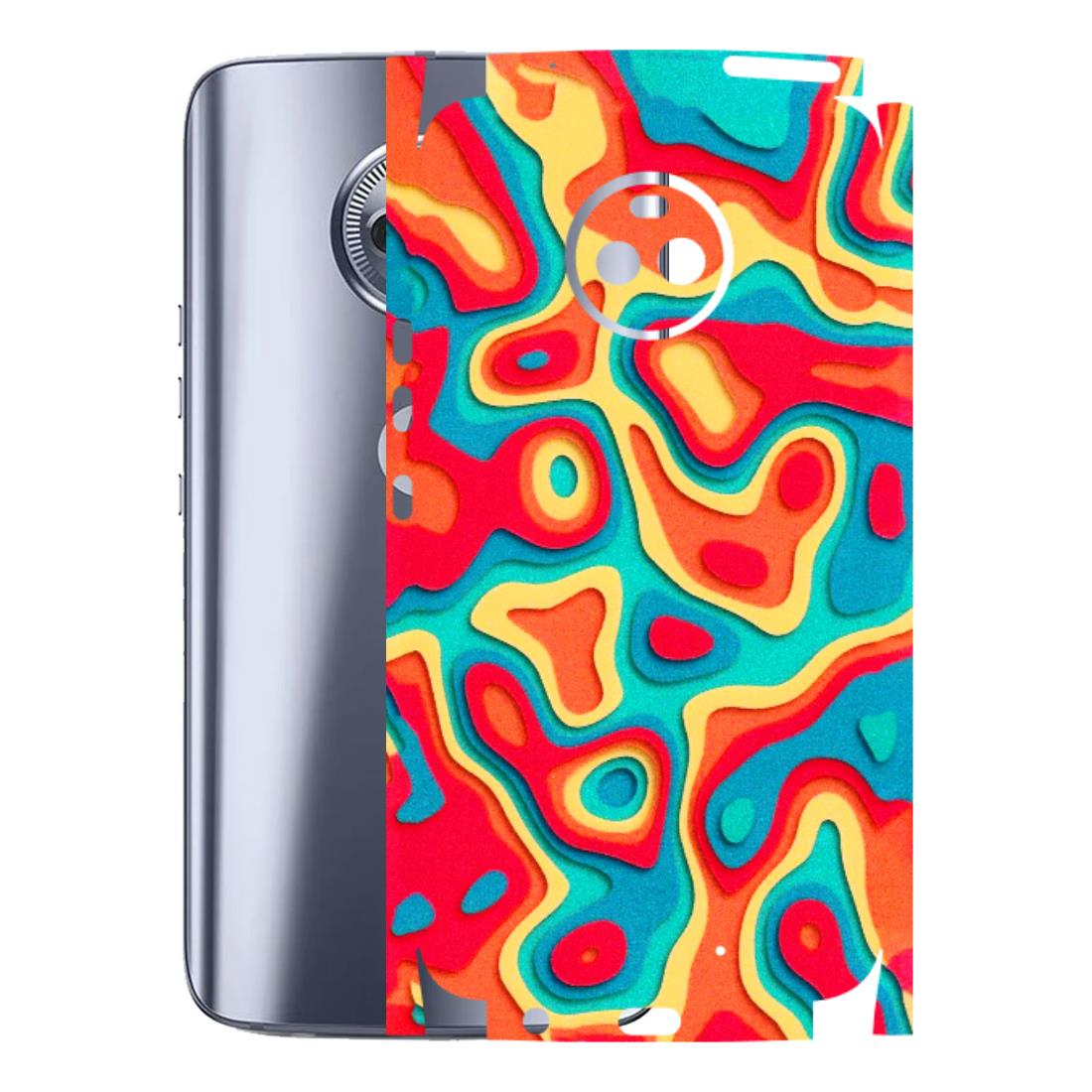 Motorola Phone Skins (All Models) - Abstract Swirl - 3D Embossed Finish (L-150) Motorola Moto X4