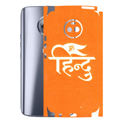 Motorola Phone Skins (All Models) - Hindu Kesari - 3D Embossed Finish (L-154) Motorola Moto X4