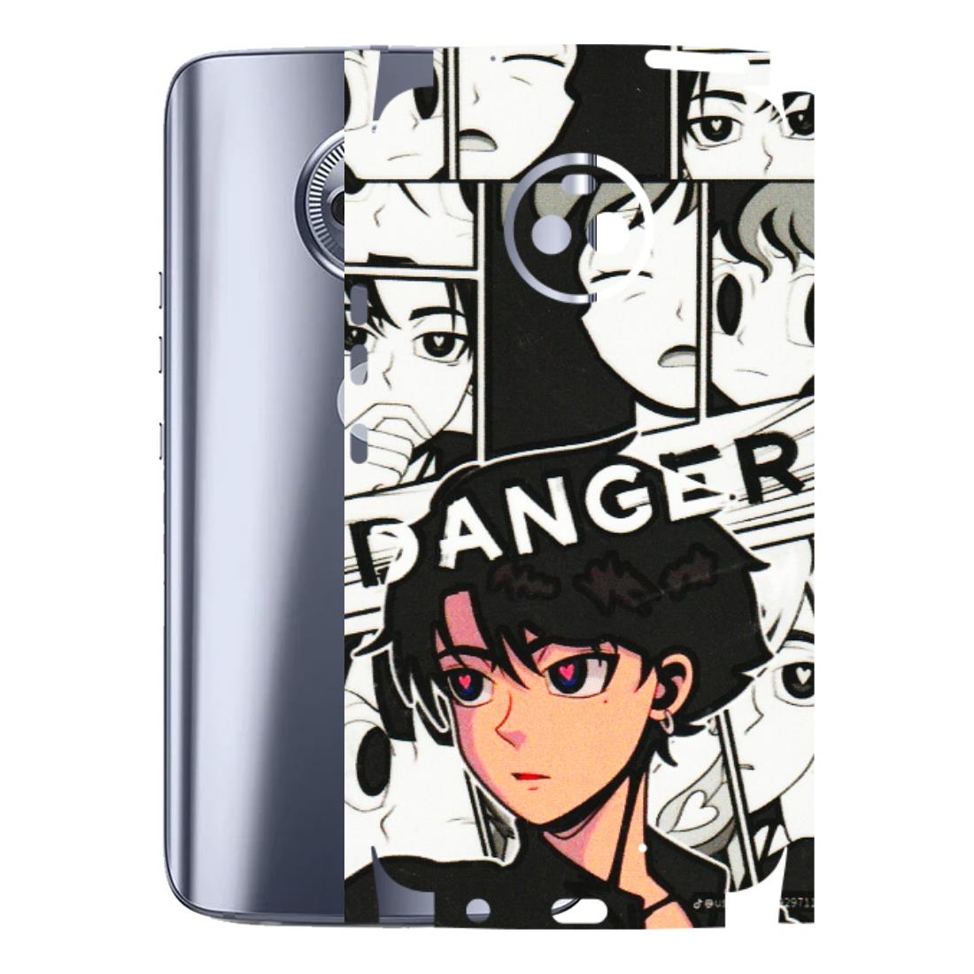 Motorola Phone Skins (All Models) - Danger Anime - 3D Embossed Finish (L-155) Motorola Moto X4