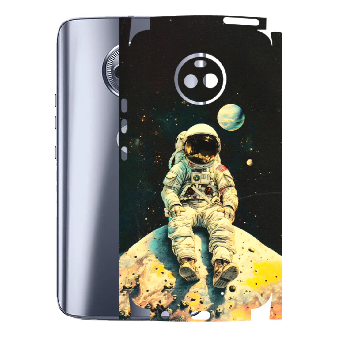 Motorola Phone Skins (All Models) - Astronaut in Space - 3D Embossed Finish (L-16) Motorola Moto X4