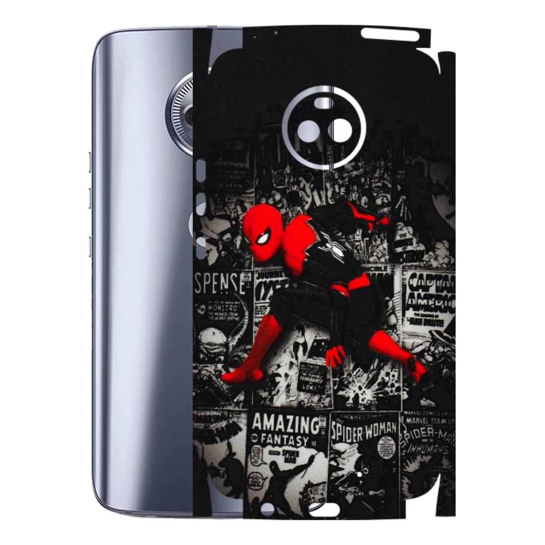 Motorola Phone Skins (All Models) - SpiderMan New - 3D Embossed Finish (L-162) Motorola Moto X4