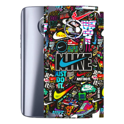 Motorola Phone Skins (All Models) - Just Do It Doodles - 3D Embossed Finish (L-166) Motorola Moto X4