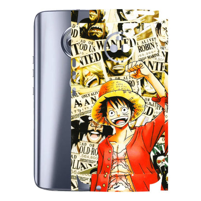 Motorola Phone Skins (All Models) - Luffy Anime - 3D Embossed Finish (L-177) Motorola Moto X4