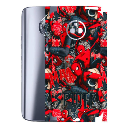 Motorola Phone Skins (All Models) - SpiderMan Cool - 3D Embossed Finish (L-188) Motorola Moto X4