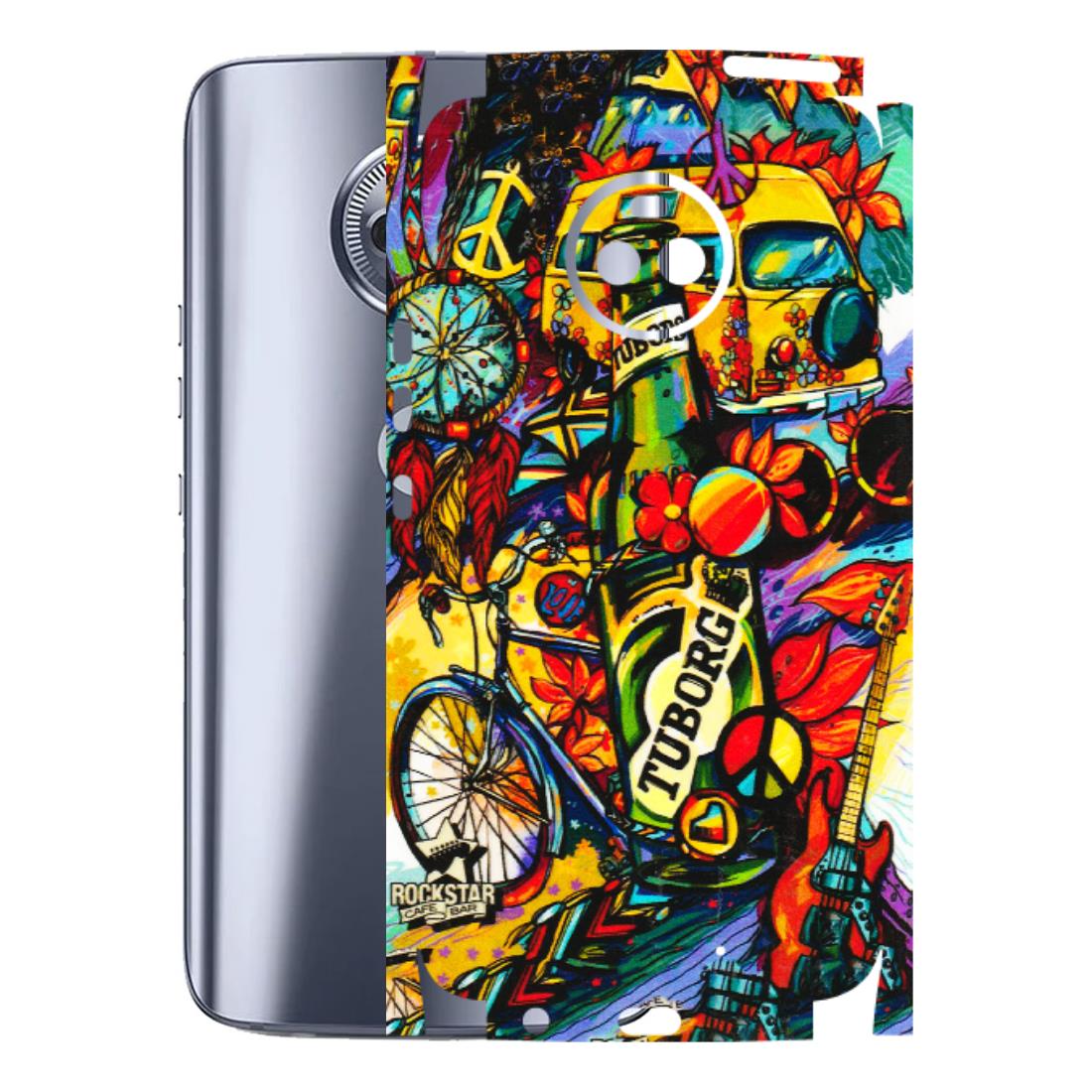 Motorola Phone Skins (All Models) - Cool Beer Bottle - 3D Embossed Finish (L-193) Motorola Moto X4