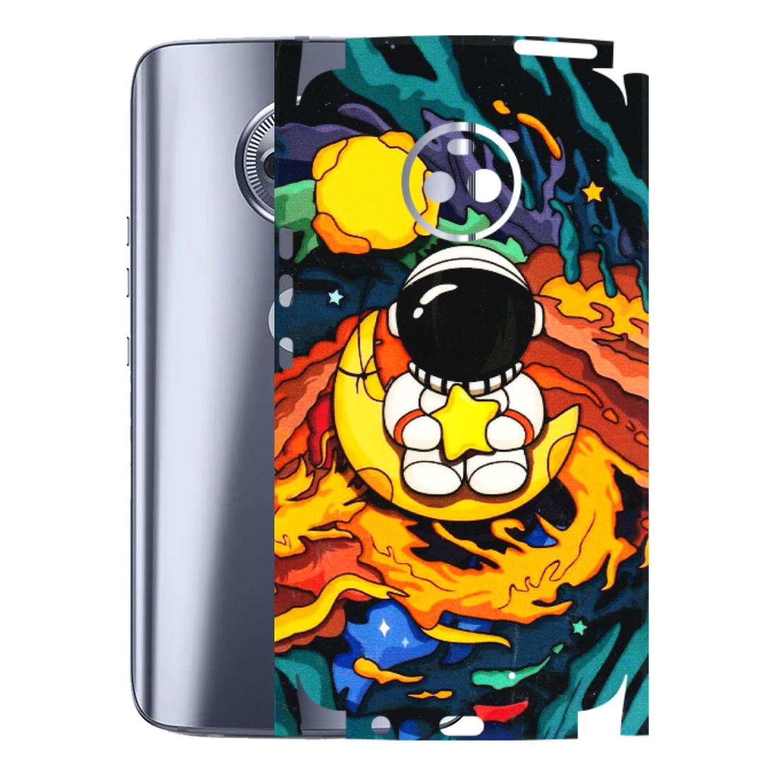 Motorola Phone Skins (All Models) - Baby Astronaut - 3D Embossed Finish (L-197) Motorola Moto X4