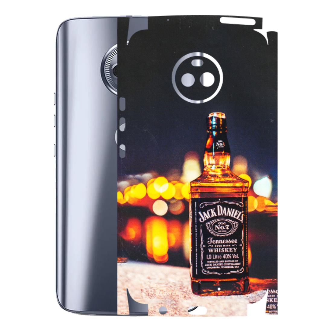 Motorola Phone Skins (All Models) - JD Whiskey Bottle - 3D Embossed Finish (L-20) Motorola Moto X4