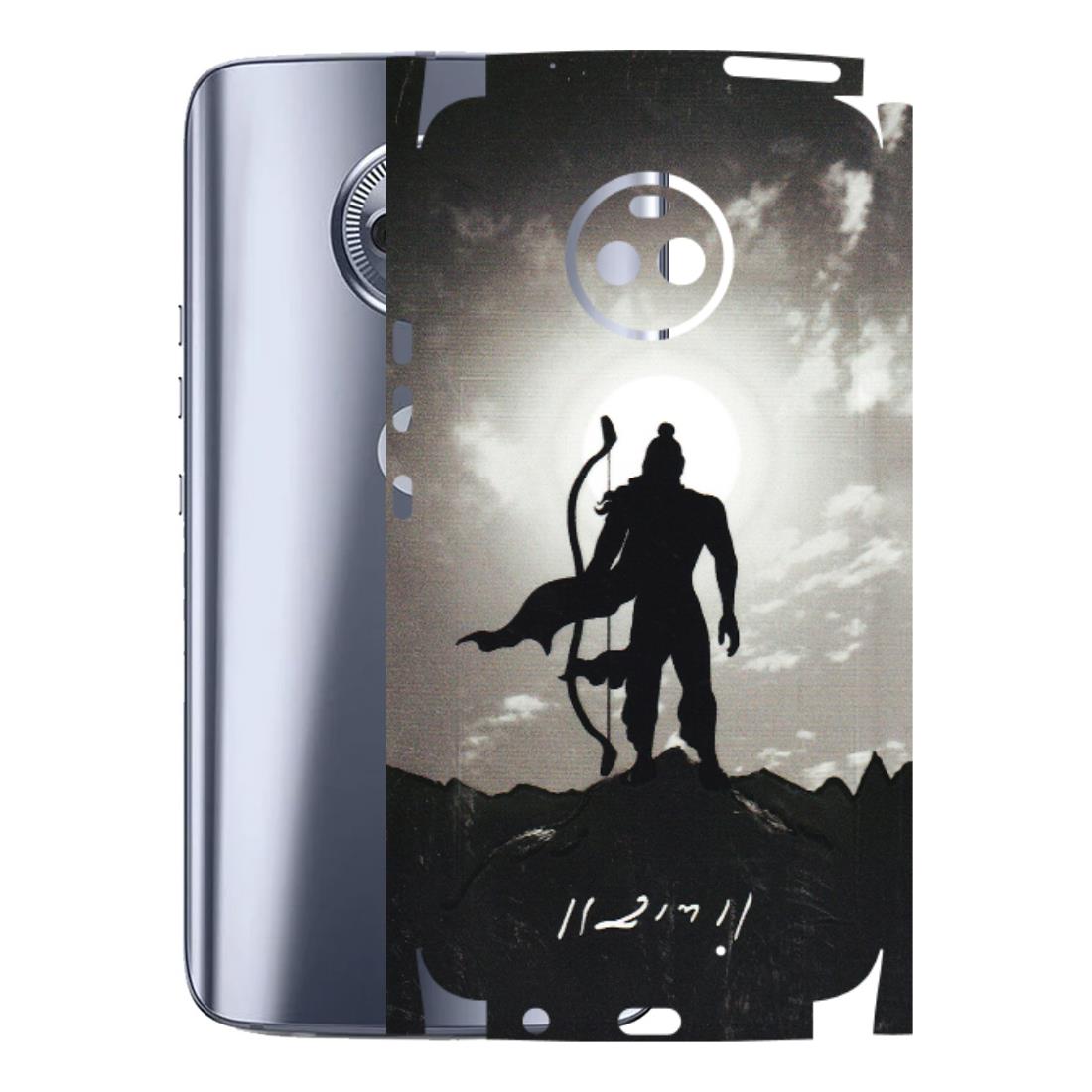 Motorola Phone Skins (All Models) - Jai Siya Ram - 3D Embossed Finish (L-200) Motorola Moto X4