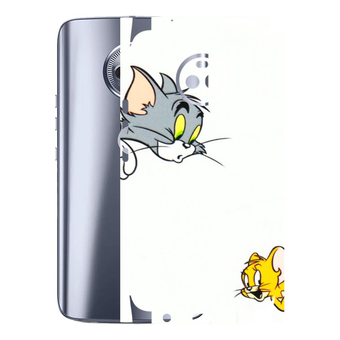 Motorola Phone Skins (All Models) - Cute Tom And Jerry - 3D Embossed Finish (L-220) Motorola Moto X4