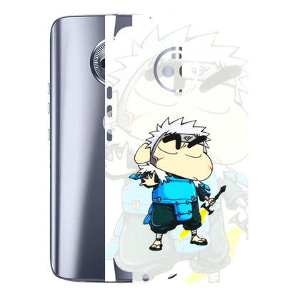 Motorola Phone Skins (All Models) - Angry Young Shinchan - 3D Embossed Finish (L-226) Motorola Moto X4