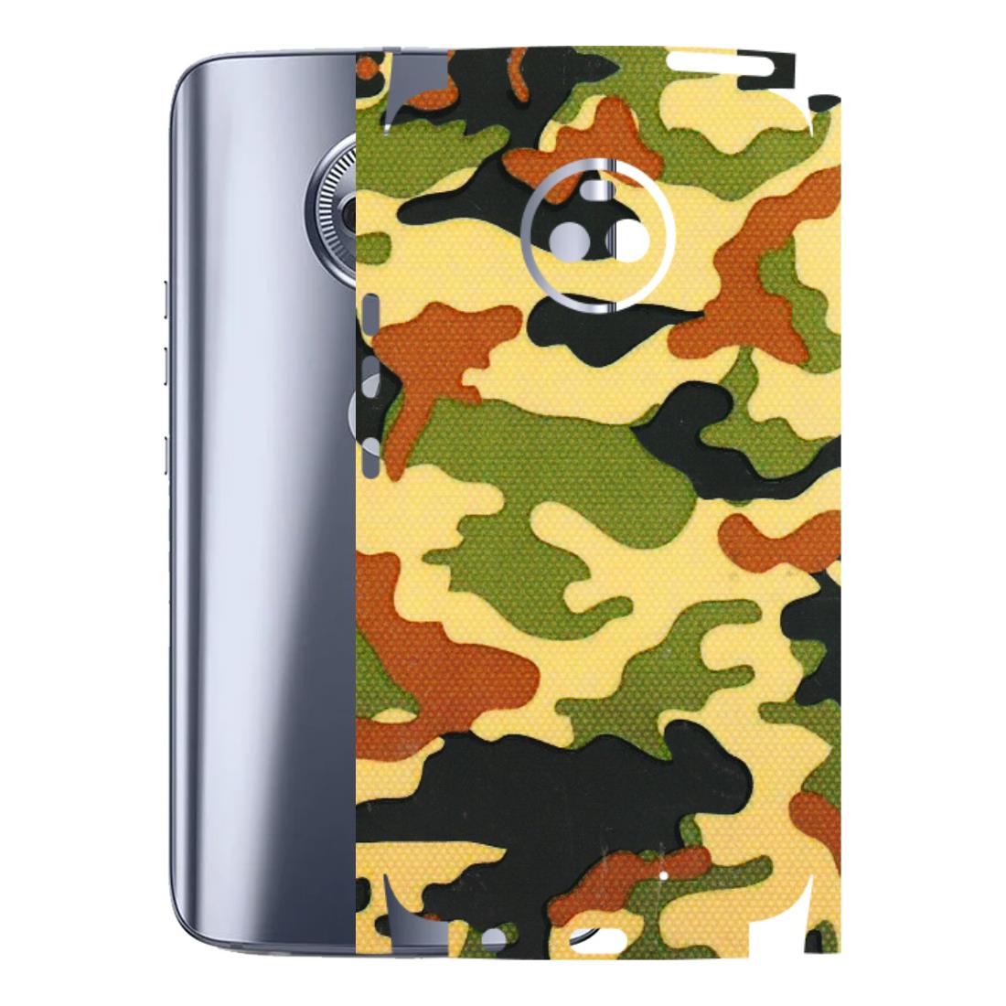 Motorola Phone Skins (All Models) - Indian Military - 3D Embossed Finish (L-234) Motorola Moto X4