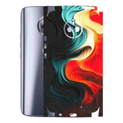 Motorola Phone Skins (All Models) - The Silky Swirl - 3D Embossed Finish (L-240) Motorola Moto X4