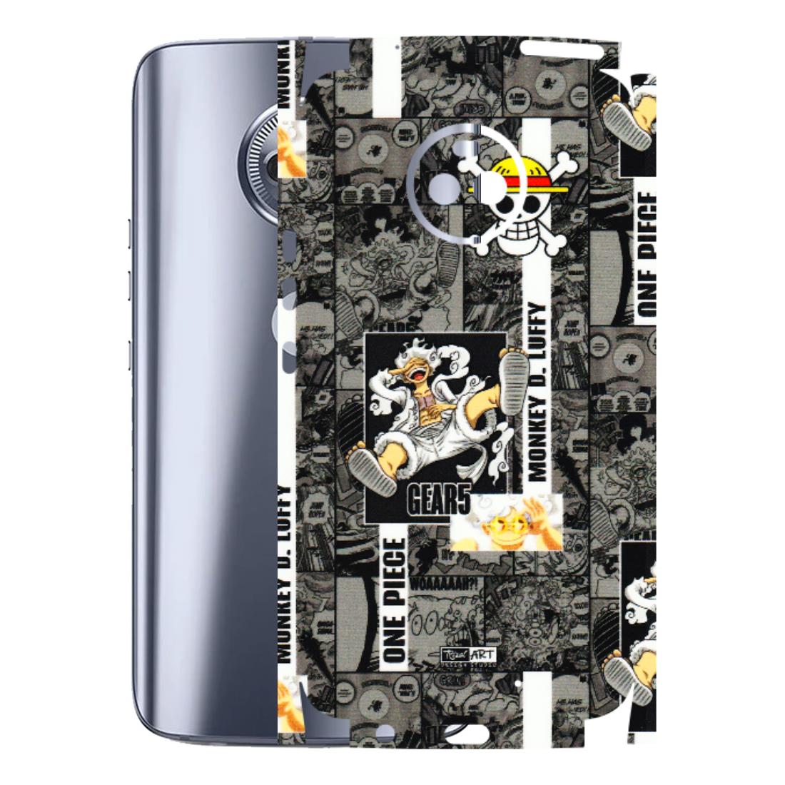 Motorola Phone Skins (All Models) - Cuffy Anime MonkeyCamic - 3D Embossed Finish (L-242) Motorola Moto X4
