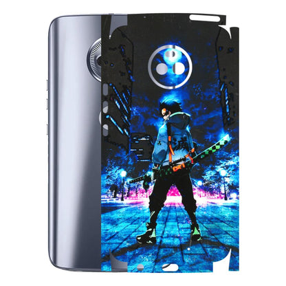 Motorola Phone Skins (All Models) - Demon Slayer Sword - 3D Embossed Finish (L-247) Motorola Moto X4