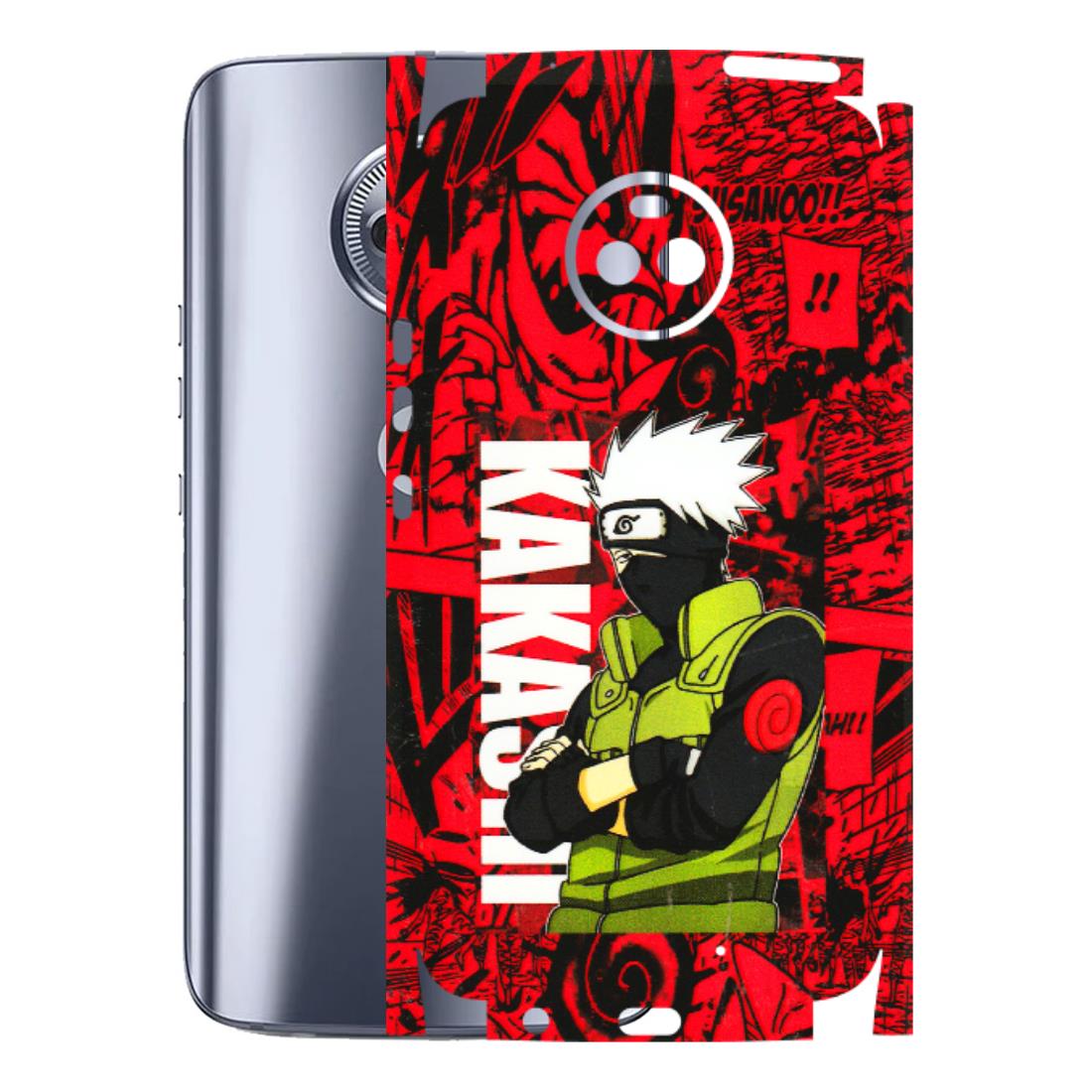 Motorola Phone Skins (All Models) - Kakashi Red Anime - 3D Embossed Finish (L-251) Motorola Moto X4
