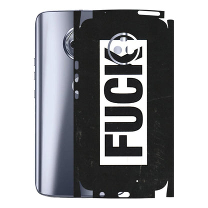 Motorola Phone Skins (All Models) - The F Word - 3D Embossed Finish (L-255) Motorola Moto X4
