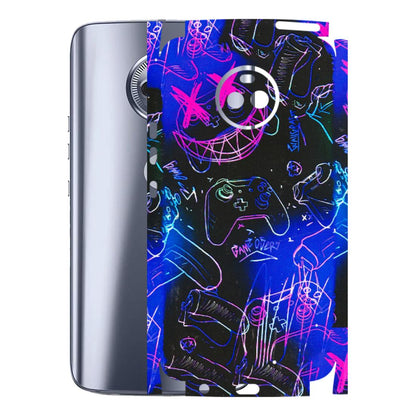 Motorola Phone Skins (All Models) - Gamers Paradise - 3D Embossed Finish (L-258) Motorola Moto X4