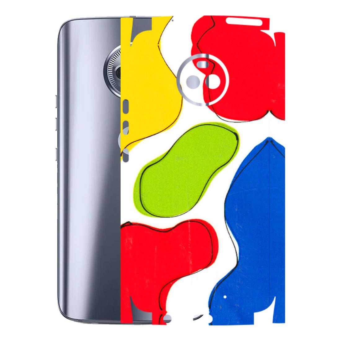 Motorola Phone Skins (All Models) - RGB Colour Paint - 3D Embossed Finish (L-284) Motorola Moto X4