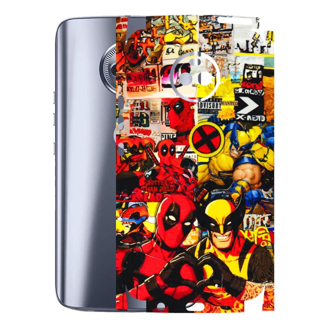 Motorola Phone Skins (All Models) - Spidy Wolverine - 3D Embossed Finish (L-310) Motorola Moto X4