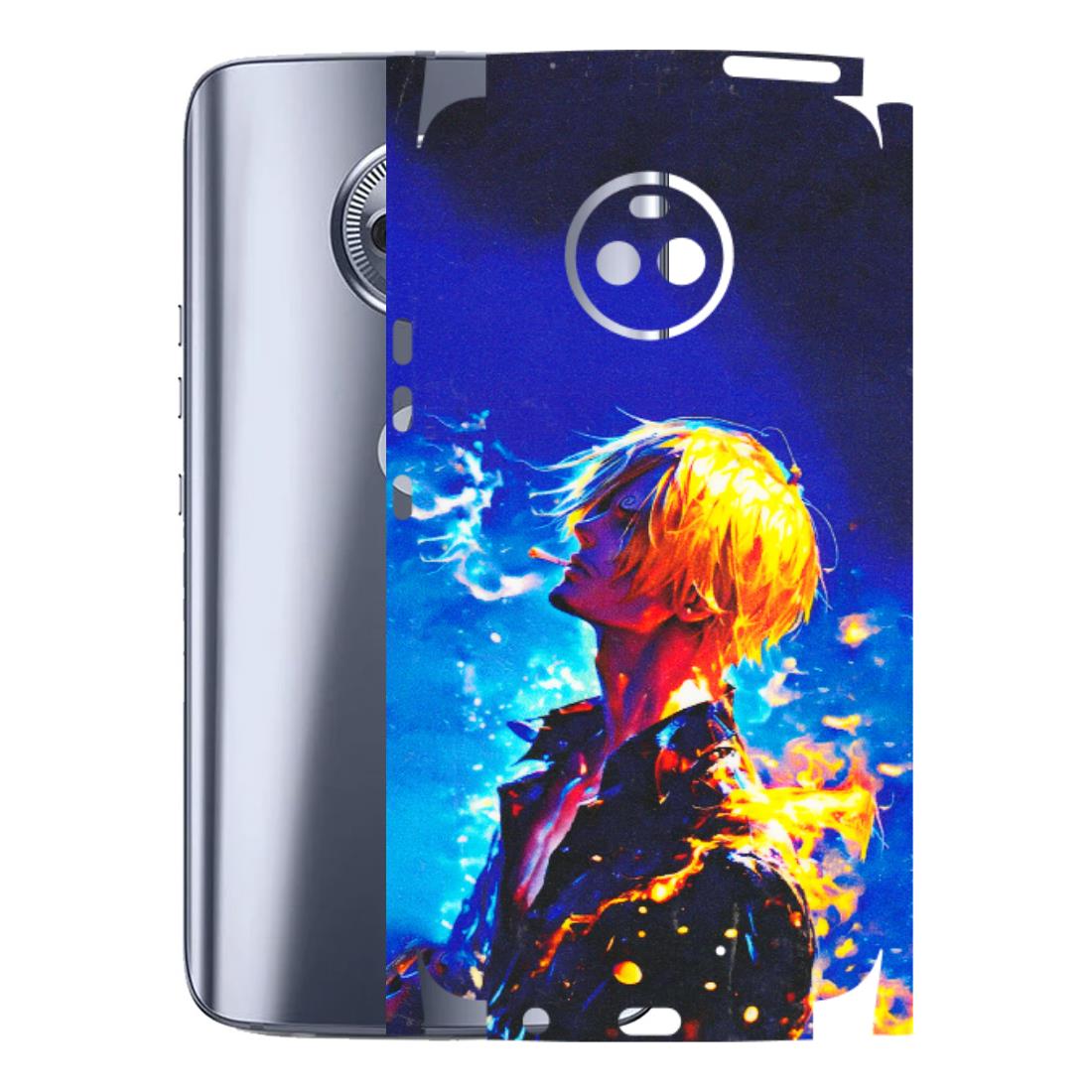 Motorola Phone Skins (All Models) - Sanji Vinsmoke One Piece - 3D Embossed Finish (L-319) Motorola Moto X4