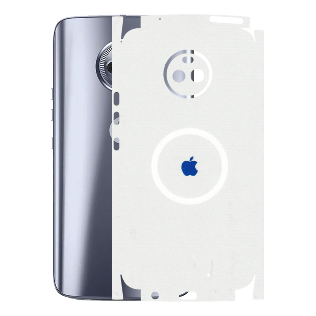 Motorola Phone Skins (All Models) - iPhone Magsafe Logo - 3D Embossed Finish (L-320) Motorola Moto X4