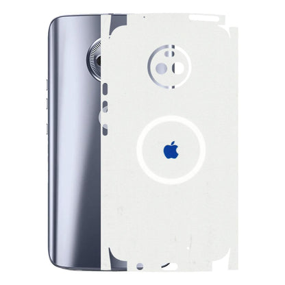 Motorola Phone Skins (All Models) - iPhone Magsafe Logo - 3D Embossed Finish (L-320) Motorola Moto X4