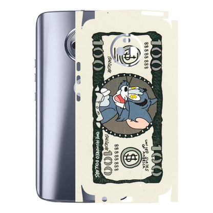 Motorola Phone Skins (All Models) - Tom Hundred Dollar - 3D Embossed Finish (L-324) Motorola Moto X4