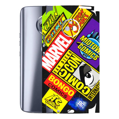 Motorola Phone Skins (All Models) - Bongo Comic Con - 3D Embossed Finish (L-325) Motorola Moto X4