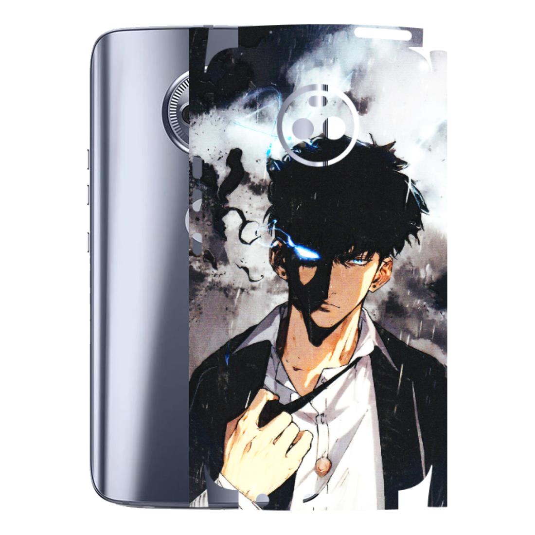 Motorola Phone Skins (All Models) - Sung Jinwoo Manhwa Anime - 3D Embossed Finish (L-328) Motorola Moto X4