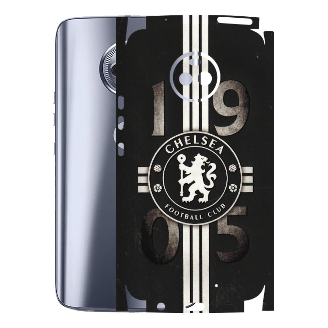 Motorola Phone Skins (All Models) - Chelsea Fan Club - 3D Embossed Finish (L-36) Motorola Moto X4