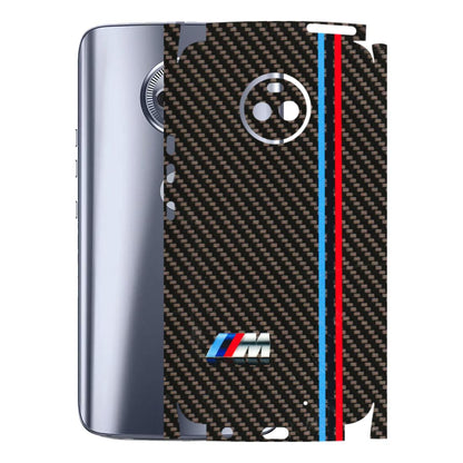Motorola Phone Skins (All Models) - BM Carbon Fiber Feels - 3D Embossed Finish (L-38) Motorola Moto X4