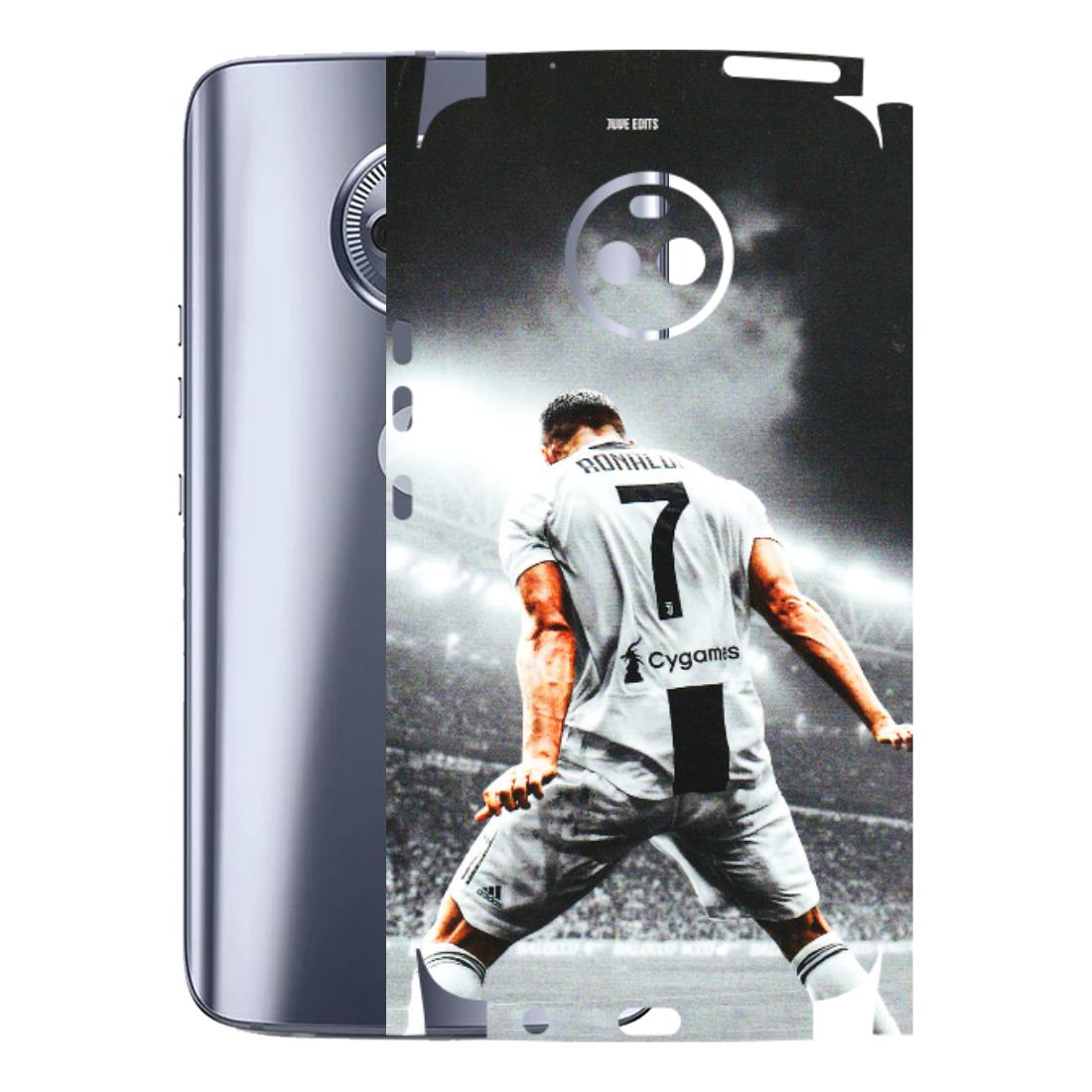 Motorola Phone Skins (All Models) - Ronaldo CR7 Crazy - 3D Embossed Finish (L-44) Motorola Moto X4