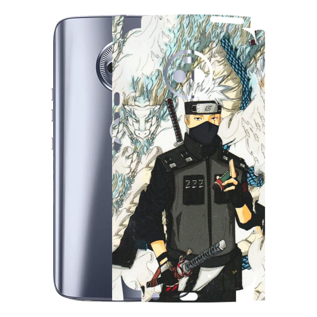Motorola Phone Skins (All Models) - Kakashi Hatake Naruto Anime - 3D Embossed Finish (L-46) Motorola Moto X4