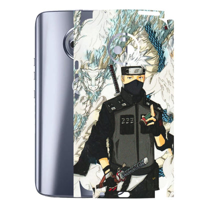 Motorola Phone Skins (All Models) - Kakashi Hatake Naruto Anime - 3D Embossed Finish (L-46) Motorola Moto X4