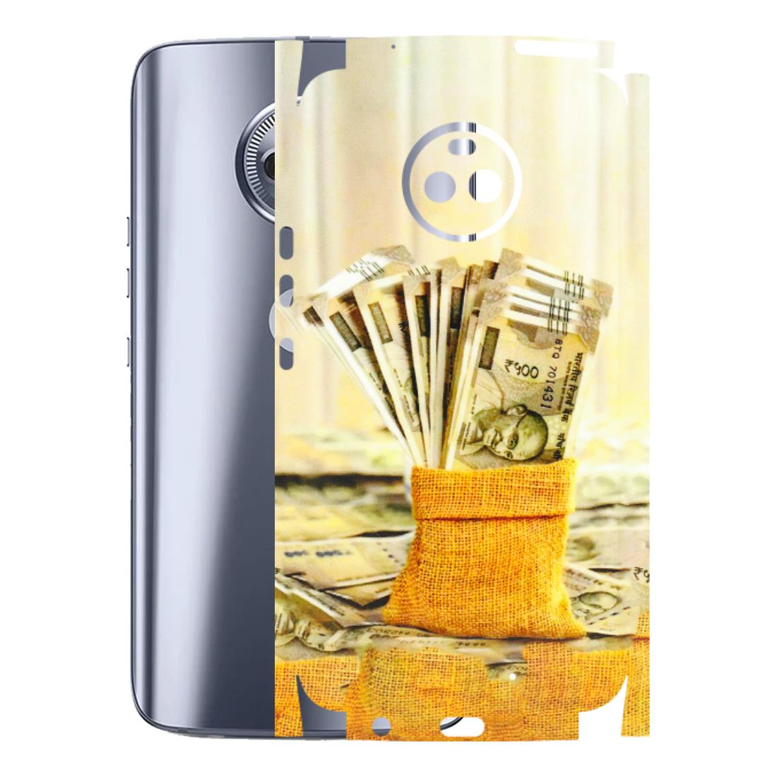 Motorola Phone Skins (All Models) - Show Me The Money - 3D Embossed Finish (L-52) Motorola Moto X4