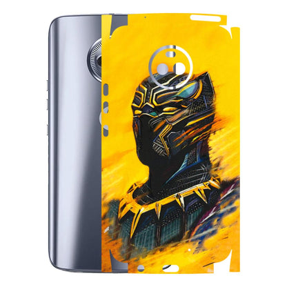 Motorola Phone Skins (All Models) - Yellow Panther - 3D Embossed Finish (L-54) Motorola Moto X4