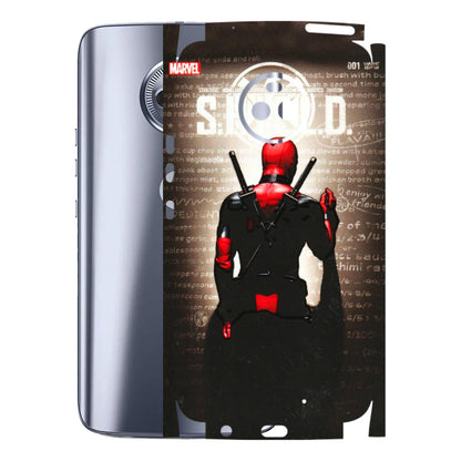 Motorola Phone Skins (All Models) - Deadpool - 3D Embossed Finish (L-56) Motorola Moto X4