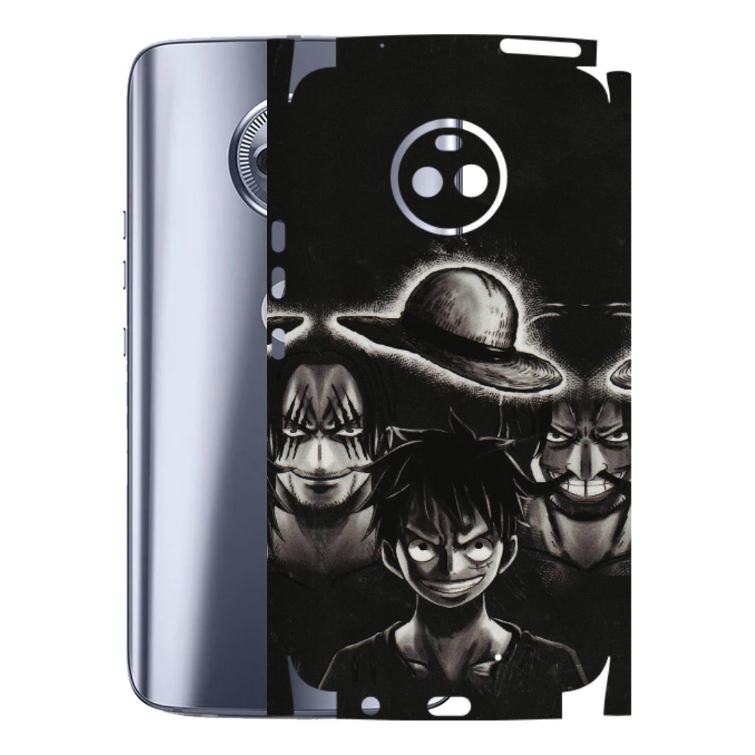 Motorola Phone Skins (All Models) - Black Luffy Hat - 3D Embossed Finish (L-57) Motorola Moto X4