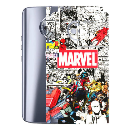 Motorola Phone Skins (All Models) - Marvel Colorful Comic - 3D Embossed Finish (L-64) Motorola Moto X4
